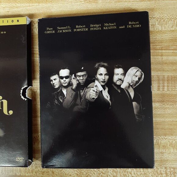 Jackie Brown 1997 Collector's Edition DVD Poster  Tarantino Pam Grier Rum Punch - Picture 4 of 9